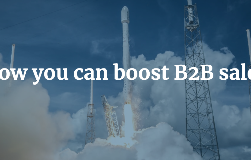 How you can boost B2B sales