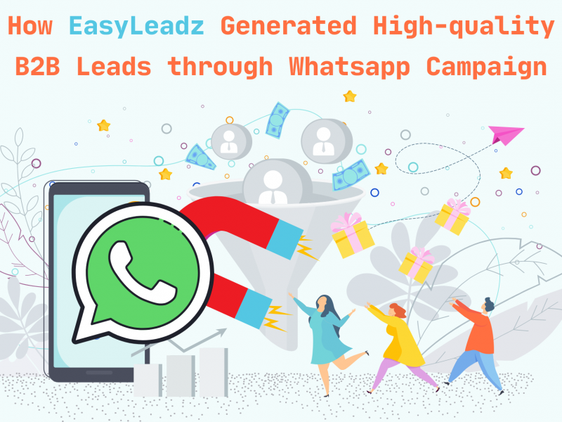 How we generated high-quality b2b leads through Whatsapp Campaign